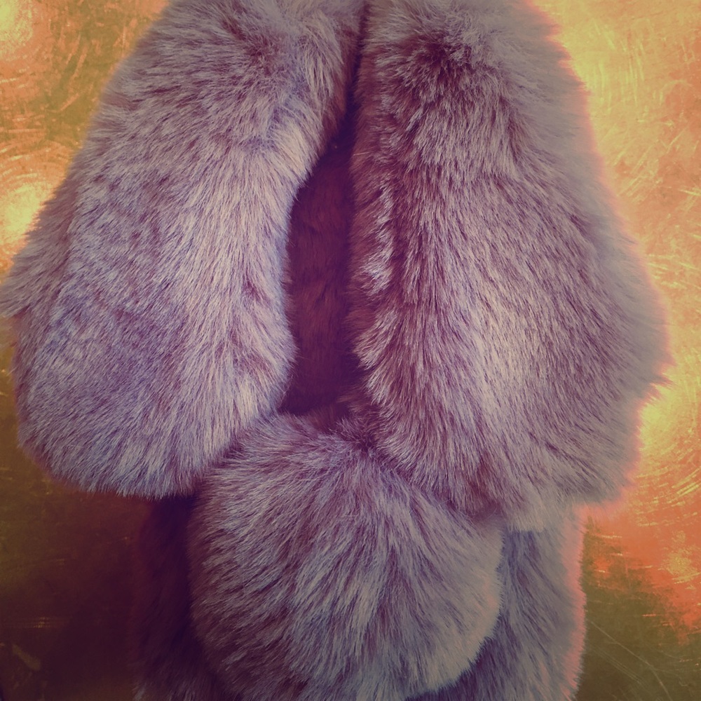 iPhone ⅞ case cover fur bunny ears